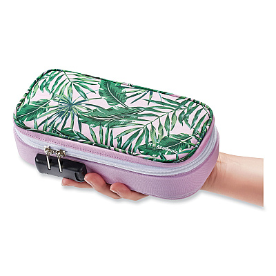 Bostitch It's Academic Locking Pencil Case, 2 Compartments, 4.75" x 2.5" x 2.5", Assorted Colors, 2/Pack (24371PMBL2PK)