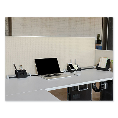 Bostitch Konnect Desk Organizer and Cable Management 12-Piece Kit, Plastic, Black (KTCKIT3BLK)