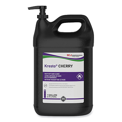 SC Johnson Professional Kresto Cherry Heavy Duty Hand Cleaner Manual Cartridge, Cherry Scent, 1 gal, 4/Carton (SJNKCH1G)