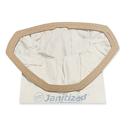 Janitized Vacuum Filter Bags Designed to Fit ProTeam Super Coach Pro 10, 100/Carton (APCJANPTSCP102)