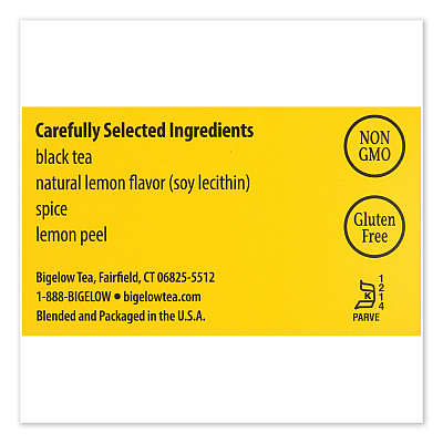 Bigelow Lemon Lift Black Tea, 28/Box (BTC10342)