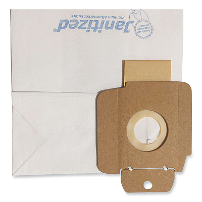 Janitized Vacuum Filter Bags Designed to Fit Karcher/Tornado CV30/1, CV38/1, CV48/2, 100/Carton (APCJANKACV302)