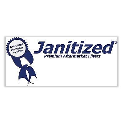 Janitized Vacuum Filter Bags Designed to Fit ProTeam 6 qt QuarterVac, 100/Carton (APCJANPTQV2)