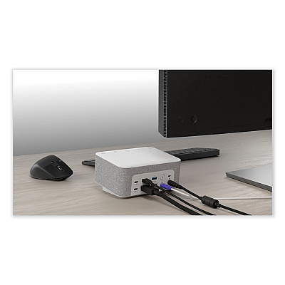 Logitech UC Logi Dock, 1 HDMI/1 Displayport/2 USB A/3 USB C, White (986000031)