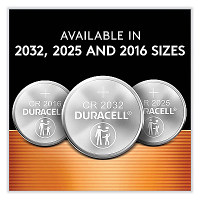 Duracell Lithium Coin Batteries With Bitterant, 2016 (DURDL2016BPK)