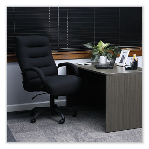 Alera Kesson Series Big/Tall Office Chair, Supports Up to 450 lb, 21.5" to 25.4" Seat Height, Black (KS4510)