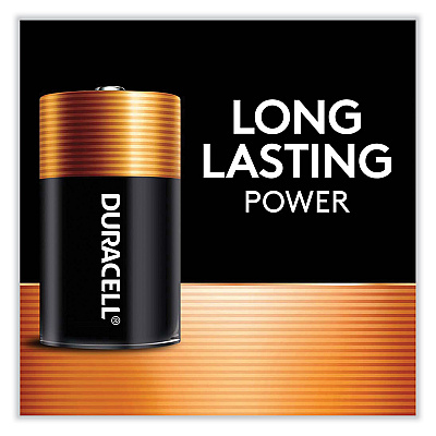Duracell CopperTop Alkaline D Batteries, 12/Box (DURMN1300)
