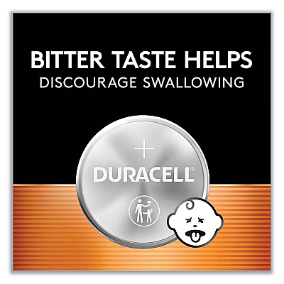 Duracell Lithium Coin Batteries, 2025, 2/Pack (DURDL2025B2PK)
