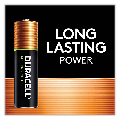 Duracell ION SPEED 4000 Hi-Performance Charger, Includes 2 AA and 2 AAA NiMH Batteries (DURCEF27)