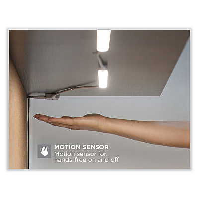 BLACK+DECKER LED Under Cabinet Lighting Kit with Magnetic Option Two-Bar Kit, 0.78w x 0.39h (LEDUC122DK)