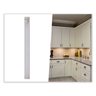 BLACK+DECKER LED Dimmable Under Counter Lighting with Motion Sensor and Magnetic Option One-Bar Kit, 0.78w x 0.39h, 9" Length (LEDUC91WK)