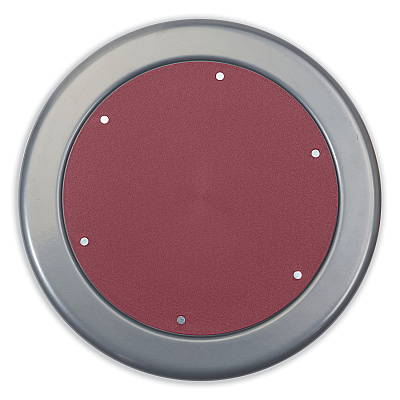 NPS 6800 Series Height Adjustable Metal Seat Stool, Supports Up to 300 lb, 18" to 24" Seat Height, Burgundy Seat, Black Base (NPS681810)