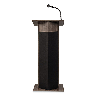 Oklahoma Sound Power Plus Lectern, 22 x 17 x 46, Ribbonwood (NPS111PLSRW)