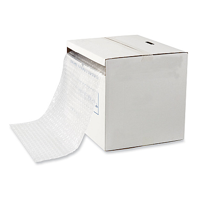 Universal Bubble Packaging, 0.19" Thick, 12" x 200 ft, Perforated Every 12", Clear, 8/Carton (UNV4087906)