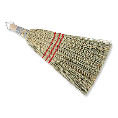 Boardwalk Corn Whisk Broom, Corn Fiber Bristles, 9" Bristle Length, Yellow, 12/Carton (BWK951WC)