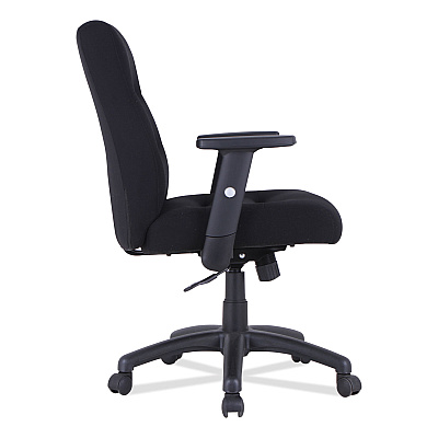 Alera Kesson Series Petite Office Chair, Supports Up to 300 lb, 17.71" to 21.65" Seat Height, Black (ALEKS4010)