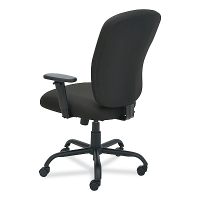 Alera Mota Series Big and Tall Chair, Supports Up to 450 lb, 19.68" to 23.22" Seat Height, Black (ALEMT4510)