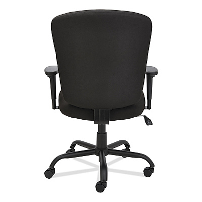 Alera Mota Series Big and Tall Chair, Supports Up to 450 lb, 19.68" to 23.22" Seat Height, Black (ALEMT4510)