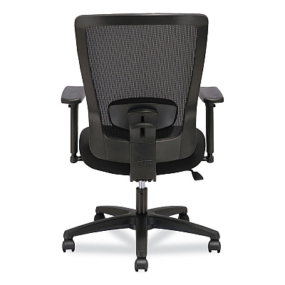 Alera Envy Series Mesh High-Back Swivel/Tilt Chair, Supports Up to 250 lb, 16.88" to 21.5" Seat Height, Black (ALENV41B14)