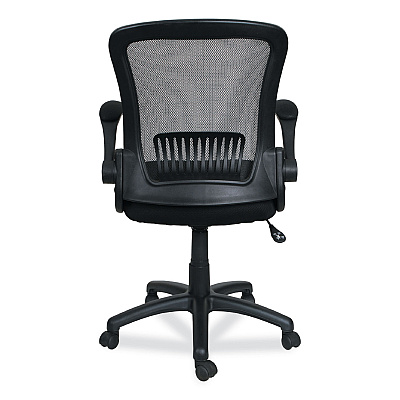 Alera EB-E Series Swivel/Tilt Mid-Back Mesh Chair, Supports Up to 275 lb, 18.11" to 22.04" Seat Height, Black (ALEEBE4217)