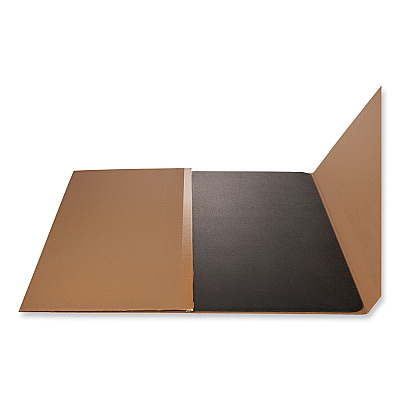 deflecto SuperMat Frequent Use Chair Mat for Medium Pile Carpet, 36 x 48, Rectangular, Black (DEFCM14142BLK)