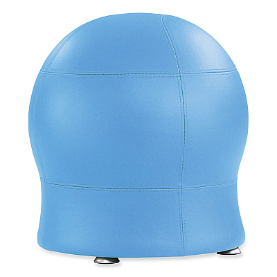 Safco Zenergy Ball Chair, Backless, Supports Up to 250 lb, Baby Blue Vinyl (SAF4751BUV)