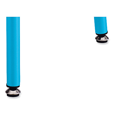 Safco Steel GuestBistro Stool, Backless, Supports Up to 250 lb, 18" Seat Height, Baby Blue Seat, Baby Blue Base (SAF6604BU)