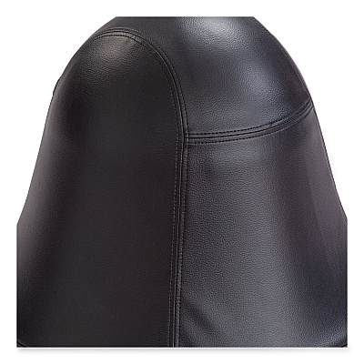 Safco Runtz Swivel Ball Chair, Backless, Supports Up to 250 lb, Black Vinyl (SAF4761BV)