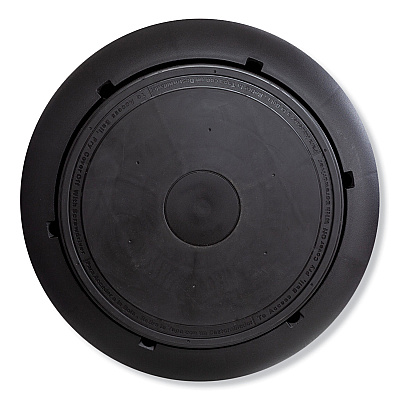 Safco Runtz Swivel Ball Chair, Backless, Supports Up to 250 lb, Black Vinyl (SAF4761BV)