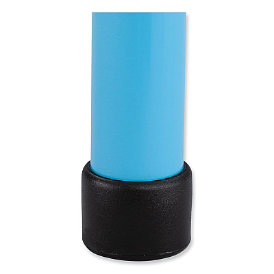 Safco Steel Guest Stool, Backless, Supports Up to 275 lb, 15" to 15.5" Seat Height, Baby Blue Seat, Baby Blue Base (SAF6603BU)