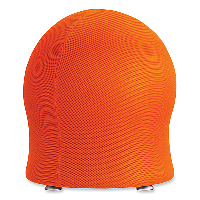 Safco Zenergy Ball Chair, Backless, Supports Up to 250 lb, Orange Fabric (SAF4750OR)