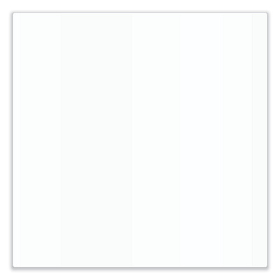Ghent Aria Low Profile Magnetic Glass Whiteboard, 48 x 36, White Surface (GHEARIASM34WH)
