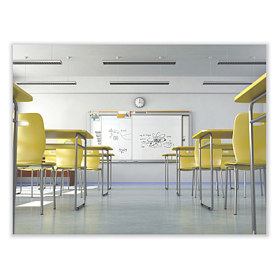 Ghent Horizontal Sliding Porcelain Magnetic Whiteboard, 96 x 48, White Surface, Satin Aluminum Frame (GHEHSM248)