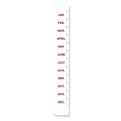 Ghent 12 Month Whiteboard Calendar with Radius Corners, 36 x 24, White/Red/Black Surface (GHE984517)