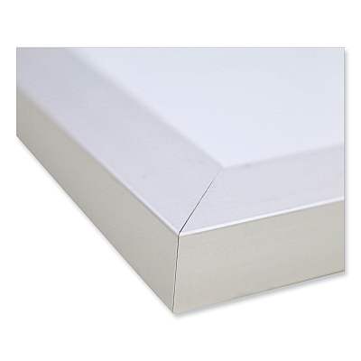 Ghent Magnetic Porcelain Whiteboard with Satin Aluminum Frame, 36.5 x 60.5, White Surface (GHEM1354)