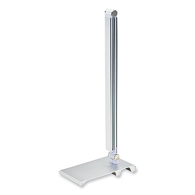 V-Light LED Desk Lamp with Dimmer, 2-Point Adjustable Neck, 15" High, Silver (VLUVSL129S)