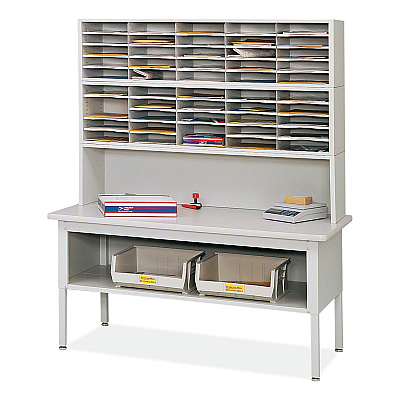 Safco E-Z Sort Riser, 57.5 x 13 x 14, Black (SAF7752BL)