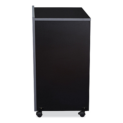 Oklahoma Sound AV Cart/Lectern Base, 21.12 x 17.5 x 33.75, Black (NPS112BK)