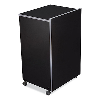 Oklahoma Sound AV Cart/Lectern Base, 21.12 x 17.5 x 33.75, Black (NPS112BK)