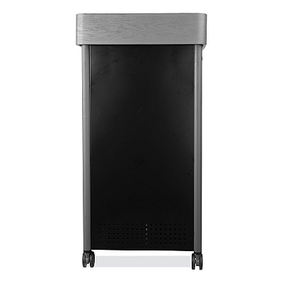 Oklahoma Sound Greystone Lectern, 23.5 x 19.25 x 45.5, Charcoal Gray (NPSGSL)