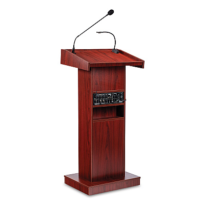 Oklahoma Sound Orator Lectern, 22 x 17 x 46, Mahogany (NPS800XMY)