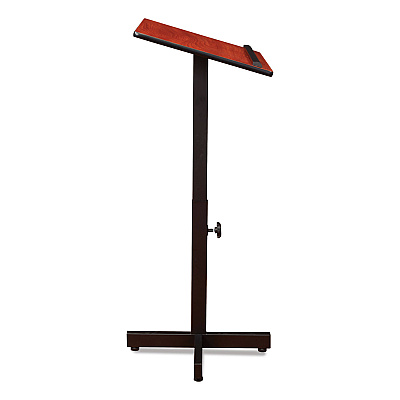 Oklahoma Sound Portable Presentation Lectern Stand, 20 x 18.25 x 44, Cherry (NPS70CH)