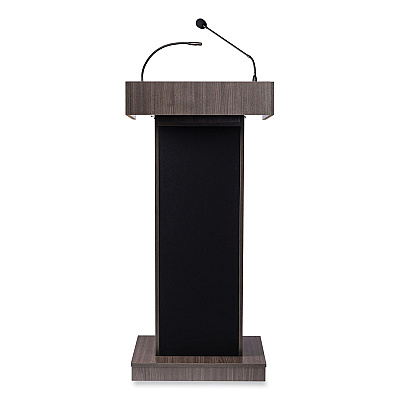 Oklahoma Sound Orator Lectern, 22 x 17 x 46, Ribbonwood (NPS800XRW)