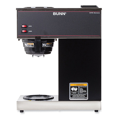 BUNN VPR 12-Cup Commercial Pourover Coffee Brewer, Gray/Stainless Steel (BUN332000015)