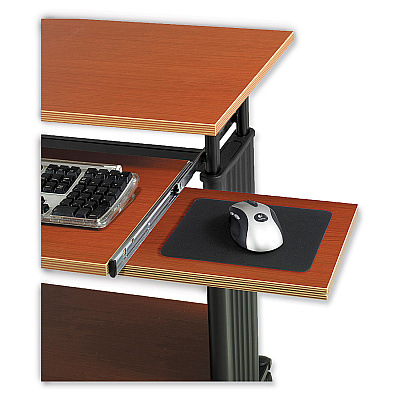 Safco Muv Standing Desk, 29.5" x 22" x 45", Cherry (SAF1923CY)