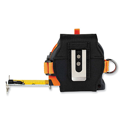 ergodyne Squids 3770 Belt Clip Tape Measure Holder, X-Large, 3.62 x 7.25 x 2.5, Polyester, Black (EGO19771)