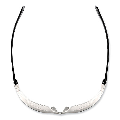 ergodyne Skullerz Vali Frameless Safety Glasses, Matte Black Nylon Impact Frame, Clear Polycarbonate Lens (EGO59200)