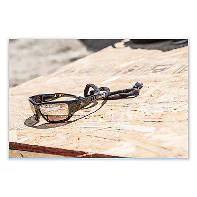 ergodyne Skullerz 3200 Cotton Eyewear Lanyard, 14" Long, Black (EGO19152)