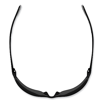 ergodyne Skullerz Vali Frameless Safety Glasses, Black Nylon Impact Frame, Anti-Fog Smoke, Polycarbonate Lens (EGO59233)