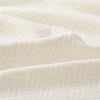 Host & Home Cotton Throw Blanket 50x70 Ivory, Case Of 4 (THROW-COT-5070-IV)